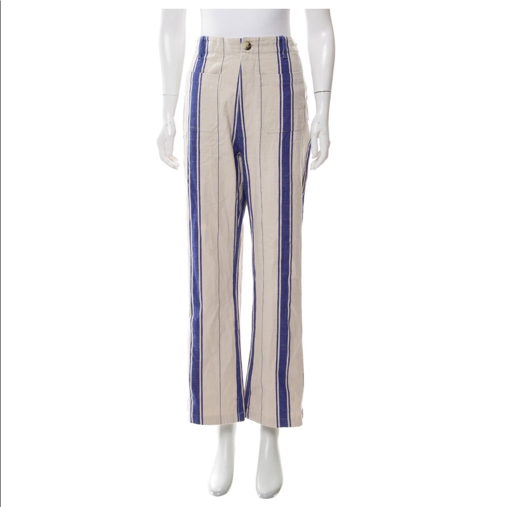 Dôen striped straight leg pants Size 26 - Picture 3 of 7